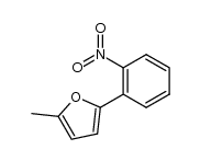 2-methyl-5-(2-nitrophenyl)-furan结构式
