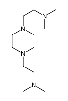 N,N,N',N'-tetramethylpiperazine-1,4-diethylamine Structure