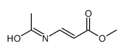methyl 3-acetamidoprop-2-enoate结构式