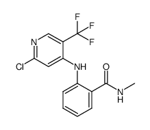 2-[2-Chloro-5-(trifluoromethyl)pyridin-4-ylamino]-N-Methylbenzamide Structure