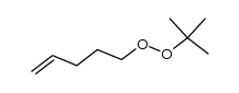 peroxyde de tert-butyle et de pent-4-enyle Structure