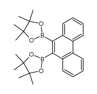 9,10-bis(4,4,5,5-tetramethyl-1,3,2-dioxaborolan-2-yl)phenanthrene Structure