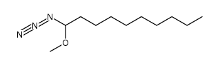 1-azido-1-methoxydecane Structure