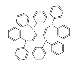 1,2,3,4-Tetrakis(diphenylphosphino)-1,3-butadien结构式