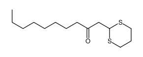 1-(1,3-dithian-2-yl)decan-2-one结构式