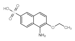 5-氨基-6-乙氧基萘-2-磺酸结构式