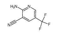 2-氨基-3-氰基-5-三氟甲基吡啶结构式