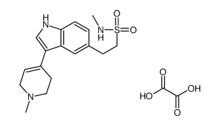 N-methyl-2-[3-(1-methyl-3,6-dihydro-2H-pyridin-4-yl)-1H-indol-5-yl]ethanesulfonamide,oxalic acid Structure