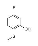5-FLUORO-2-METHYLTHIOPHENOL Structure