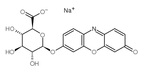 试卤灵-Β-D-葡糖苷酸钠盐结构式