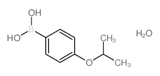 4-异丙氧基苯硼酸 水合物结构式