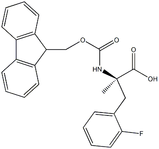 Fmoc-α-methyl-D-2-Fluorophe structure