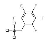 trichloro-[(2,3,4,5,6-pentafluorophenyl)methyl]silane Structure
