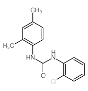 Urea,N-(2-chlorophenyl)-N'-(2,4-dimethylphenyl)-结构式