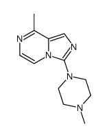 8-methyl-3-(4-methylpiperazin-1-yl)imidazo[1,5-a]pyrazine Structure