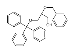 (2S)-2-phenylmethoxy-3-trityloxypropan-1-ol结构式