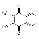 2,3-diaminonaphthalene-1,4-dione Structure