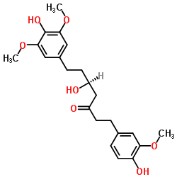 5-羟基-7-(4-羟基-3,5-二甲氧基苯基)-1-(4-羟基-3-甲氧基苯基)-3-庚酮图片