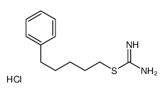 5-phenylpentyl carbamimidothioate,hydrochloride Structure