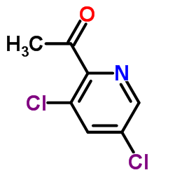 1-(3,5-Dichloro-2-pyridinyl)ethanone Structure