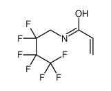 N-(2,2,3,3,4,4,4-Heptafluorobutyl)acrylamide Structure