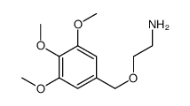 2-[(3,4,5-trimethoxyphenyl)methoxy]ethanamine结构式
