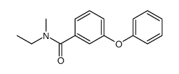 N-ethyl-N-methyl-3-phenoxybenzamide Structure