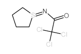 Thiophene,1,1,2,3,4,5-hexahydro-1-[(trichloroacetyl)imino]- (8CI,9CI)结构式