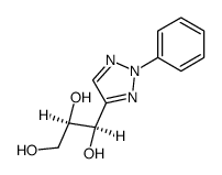 2-phenyl-4-(D-threo-1',2',3'-trihydroxypropyl)-2H-1,2,3-triazole Structure