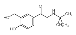 2-(tert-butylamino)-1-[4-hydroxy-3-(hydroxymethyl)phenyl]ethanone structure
