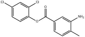 2,4-Dichlorophenyl 3-amino-4-methylbenzoate Structure