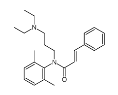 (E)-N-[3-(diethylamino)propyl]-N-(2,6-dimethylphenyl)-3-phenylprop-2-enamide Structure