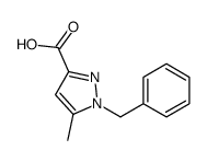 1-benzyl-5-methylpyrazole-3-carboxylic acid Structure