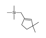 (3,3-环乙烷-1-ENYLMETHYL)三甲基硅烷结构式