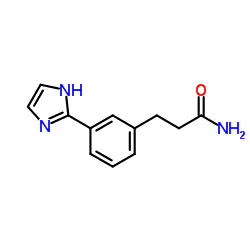 3-(3-(1H-imidazol-2-yl)phenyl)propanamide Structure