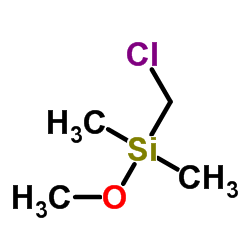 Chloromethyl(dimethyl)methoxysilane structure