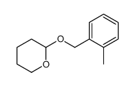 2-[(2-methylphenyl)methoxy]oxane Structure