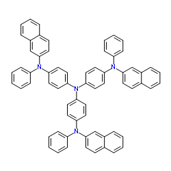 4,4',4''-Tris[2-naphthyl(phenyl)amino]triphenylamine Structure