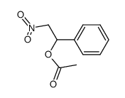 2-nitro-1-phenylethyl acetate结构式