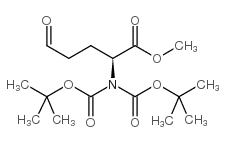 (S)-2-[双(Boc)氨基]-5-氧代戊酸甲酯结构式