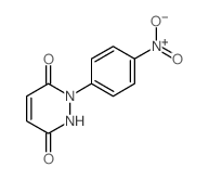 3,6-Pyridazinedione,1,2-dihydro-1-(4-nitrophenyl)- Structure
