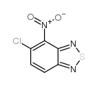 5-氯-4-硝基-2,1,3-苯并噻二唑结构式