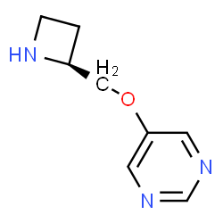 Pyrimidine, 5-[(2S)-2-azetidinylmethoxy]- (9CI)结构式
