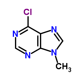 6-Chloro-9-methyl-9H-purine structure