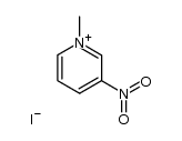 1-methyl-3-nitropyridinium iodide Structure