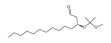 (S)-3-(2-methoxyprop-2-oxy)tetradecanal Structure