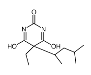 5-ethyl-5-[(2R)-4-methylpentan-2-yl]-1,3-diazinane-2,4,6-trione结构式