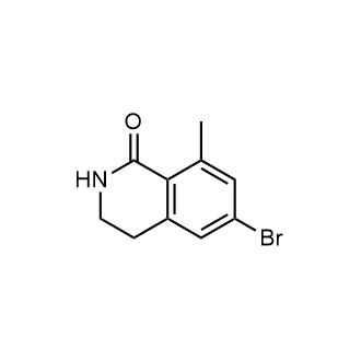 6-溴-8-甲基-3,4-二氢异喹啉-1(2H)-酮结构式