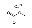 calcium bis-(methyl carbonate) Structure