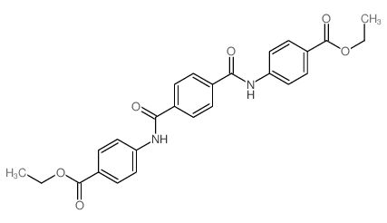 Benzoic acid,4,4'-[1,4-phenylenebis(carbonylimino)]bis-, diethyl ester (9CI) Structure
